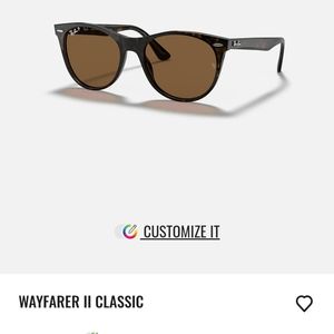 RayBan Collection Polarized Wayfarer II Classic